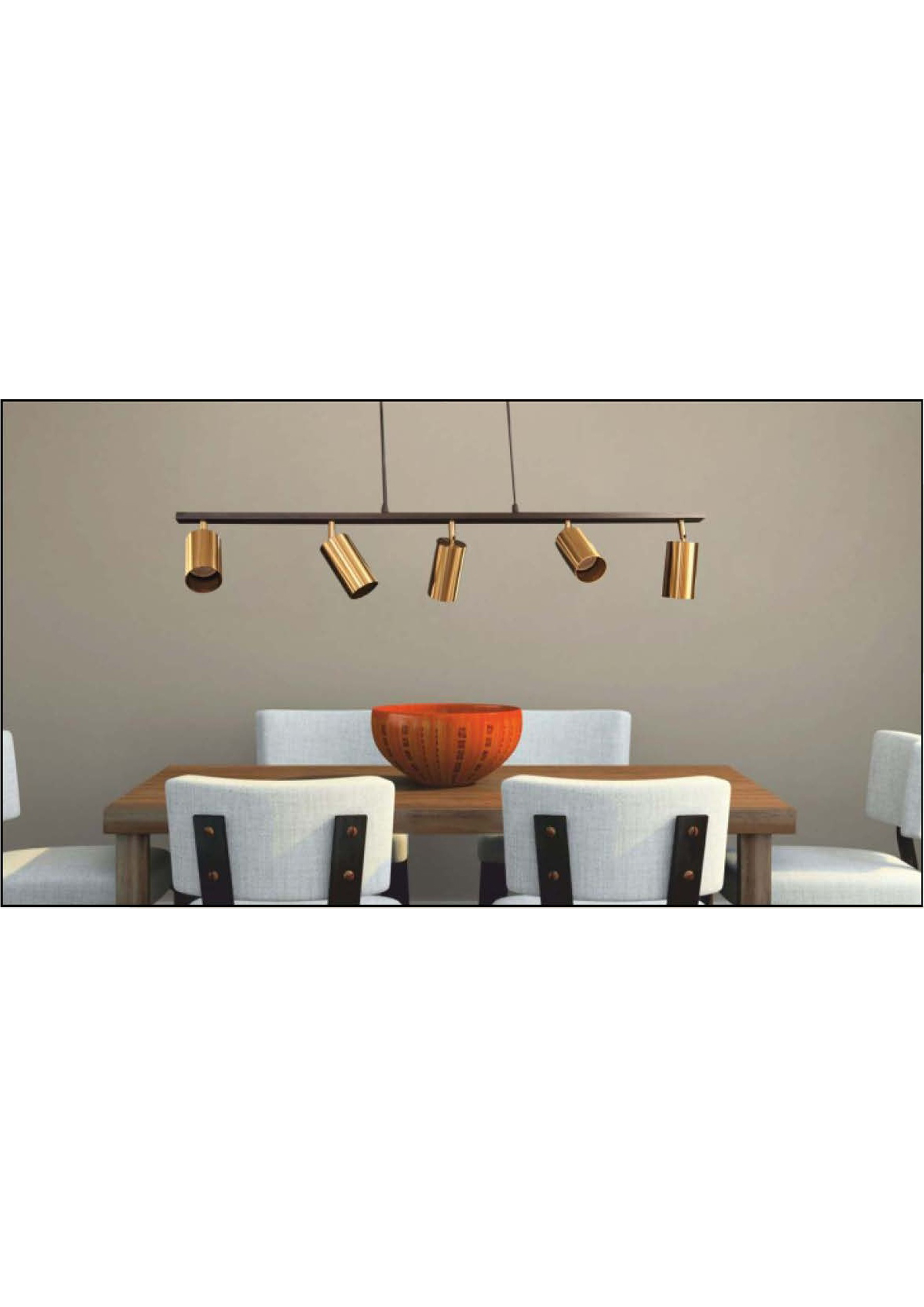 Beyond Lights - Brass Track Light- GL